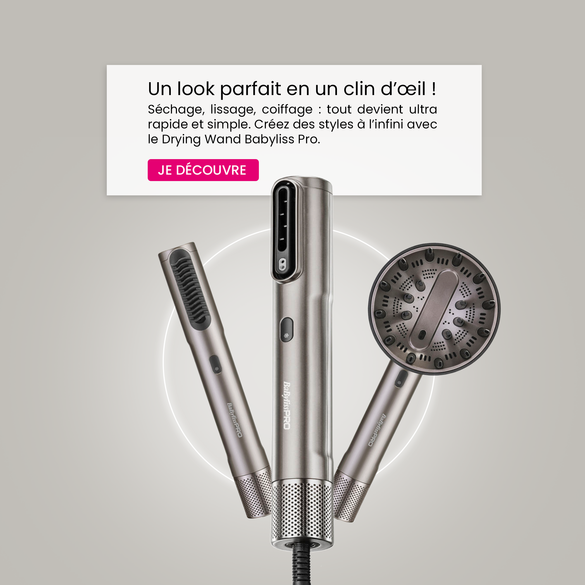 Sèche-cheveux Drying Wand Babyliss Pro